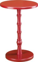 Mart n Art Red Solid Wood End Table(Finish Color - Red)   Furniture  (Mart n Art)