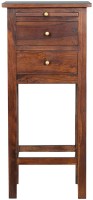 HomeTown Hope Solid Wood Corner Table(Finish Color - Brown)   Furniture  (HomeTown)
