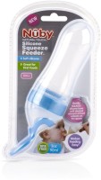 Baby Bucket Nuby Natural Touch Silicone Travel Infa Feeder, - 90 ml(Blue)
