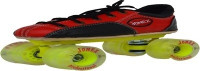 Jonex Professional Quad Roller Skates - Size 2.5 UK(Black, Red) Jonex Professional Quad Roller Skates - Size 2.5 UK(Black, Red)