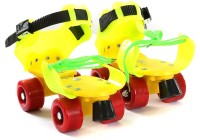 Dry Skates Power Quad Roller Skates - Size 4-7 UK(Yellow, Green, Orange) RS.699.00