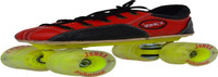 Jonex Professional Quad Roller Skates - Size 4.5 UK(Black, Red) Jonex Professional Quad Roller Skates - Size 4.5 UK(Black, Red)