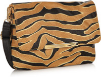 Addons Women Casual Tan PU Sling Bag RS.1049.00