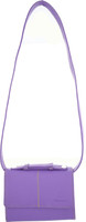 Fashion Leather Women Purple Leatherette Messenger Bag RS.379.00