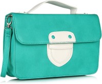 Addons Women Casual Green PU Sling Bag RS.1259.00