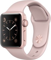 APPLE Watch Series 1 - 38 mm Rose Gold Aluminium Case with Pink Sand Sport Band(Pink Strap, Medium)