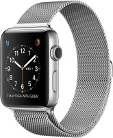 APPLE Watch Series 2 - 38 mm Stainless Steel Case with Silver Milanese Loop(Silver Strap, Medium)