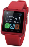 Aomax Bluetooth U8 Watch Smartwatch(Red Strap, Regular)