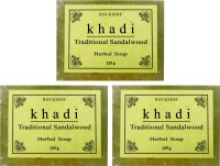 Rockside Khadi Traditional Sandalwood Herbal Soap(375 g, Pack of 3) - Price 52 68 % Off  