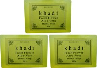 Rockside Khadi Fresh Flower Aloevera Herbal Soap(375 g, Pack of 3) - Price 52 68 % Off  