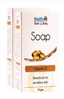 HealthVit Bath & Body Vitamin E Soap 75g Pack of 2(150 g) - Price 140 30 % Off  