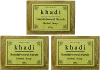 Rockside Khadi Sandalwood Scrub Herbal Soap(375 g, Pack of 3) - Price 52 68 % Off  