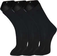 Welwear Men Solid Mid-Calf/Crew(Pack of 3) Welwear Men Solid Mid-Calf/Crew(Pack of 3)