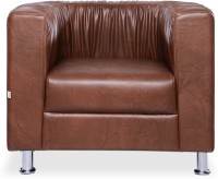 View Durian Bid/32627 Leatherette 1 Seater Standard(Finish Color - Everlast Brown) Price Online(Durian)
