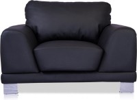 View Durian Atlanta Leather 1 Seater Standard(Finish Color - Jet Black) Price Online(Durian)