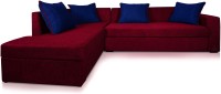 Dolphin DOL-CAIRO-R-Grey 11-Brown 14-Molfi Fabric 3 + 2 Grey-Brown Sofa Set(Configuration - L-shaped)   Furniture  (Dolphin)