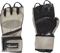 Tenstar Multipurpose Unisex Gym & Fitness Gloves (Free Size, Black, Grey)