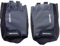 Nivia Python Gym & Fitness Gloves (L, Grey, Black)