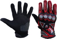Probiker 3805 Cycling Gloves (M, Black, Red)