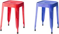 The Attic Outdoor & Cafeteria Stool(Blue, Red)   Furniture  (The Attic)