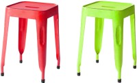 The Attic Outdoor & Cafeteria Stool(Green, Red)   Furniture  (The Attic)