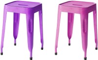 The Attic Outdoor & Cafeteria Stool(Purple, Purple)   Furniture  (The Attic)