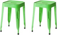View The Attic Outdoor & Cafeteria Stool(Green) Furniture (The Attic)