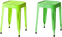 The Attic Outdoor & Cafeteria Stool(Green, Purple)   Furniture  (The Attic)