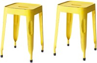 The Attic Outdoor & Cafeteria Stool(Yellow)   Furniture  (The Attic)