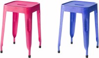 The Attic Outdoor & Cafeteria Stool(Blue, Pink)   Furniture  (The Attic)