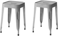 View The Attic Outdoor & Cafeteria Stool(Grey) Furniture (The Attic)