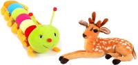 Alexus Deer And Caterpillar  - 32 cm(Multicolor)
