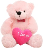 Grab A Deal 2 Feet Big Teddy Bear with Pink I Love You Heart  - 24 Inch(Pink)