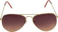 The Brandstand Aviator Sunglasses(For Men & Women, Brown)
