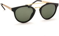 STACLE Round Sunglasses(For Men, Green)