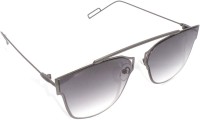 FASHBLUSH Over-sized Sunglasses(For Men & Women, Grey)