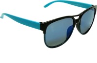 Mangal Brothers Round Sunglasses(For Boys & Girls, Blue)