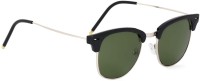ROYAL SON Round Sunglasses(For Men, Green)