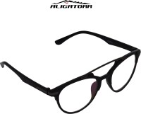 Aligatorr Over-sized Sunglasses(For Men & Women, Clear)