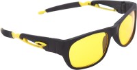 OVERDRIVE Wayfarer Sunglasses(For Men, Yellow)