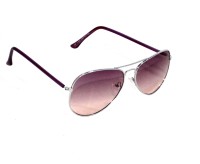 Mangal Brothers Aviator Sunglasses(For Men & Women, Violet)