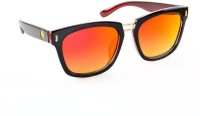 STACLE Rectangular Sunglasses(For Women, Red)