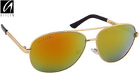 Aislin Aviator Sunglasses(Golden, Red) RS.498.00