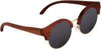 Tocca di Legno Cat-eye Sunglasses(For Boys & Girls, Black)