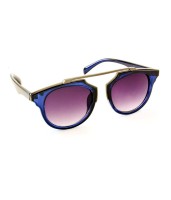 STACLE Round Sunglasses(For Men, Violet)