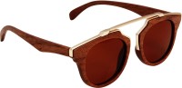 Tocca di Legno Over-sized Sunglasses(For Boys & Girls, Brown)