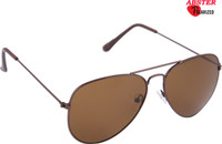 Abster Aviator Sunglasses(Brown) RS.889.00