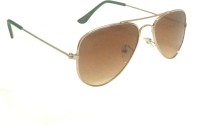 Mangal Brothers Aviator Sunglasses(For Boys & Girls, Brown)