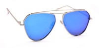 STACLE Aviator Sunglasses(For Men & Women, Blue)