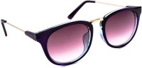 STACLE Round Sunglasses(For Women, Violet)